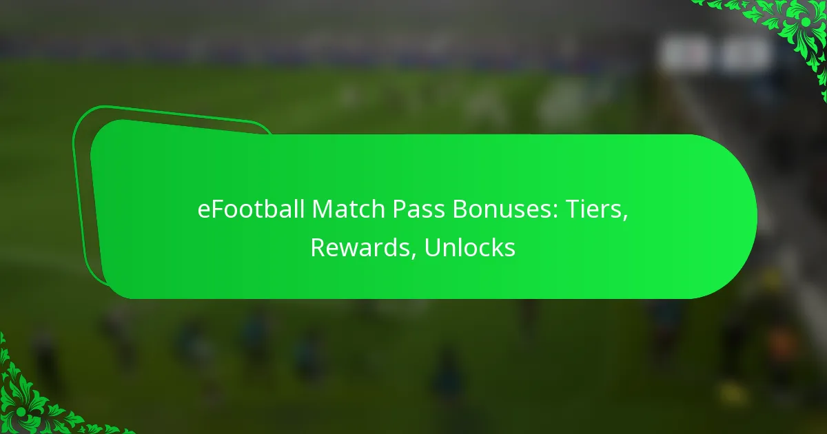eFootball Match Pass Bonuses: Tiers, Rewards, Unlocks